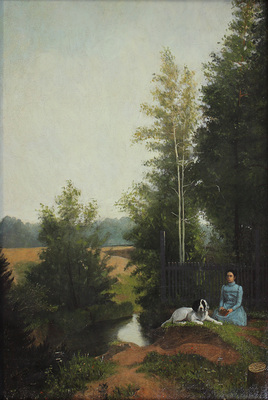 Неизвестный художник. Пёс, который любил читать